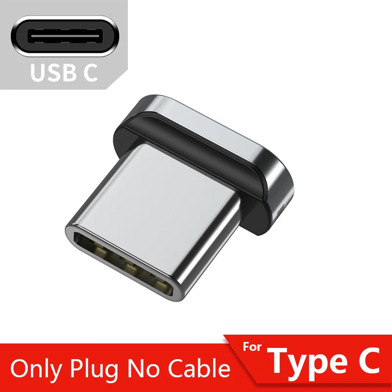 Essager магнитное зарядное устройство Micro USB кабель для iPhone samsung провод для быстрого заряда шнур usb type C type-C магнит кабели для мобильных телефонов - Цвет: Only Type C Plug
