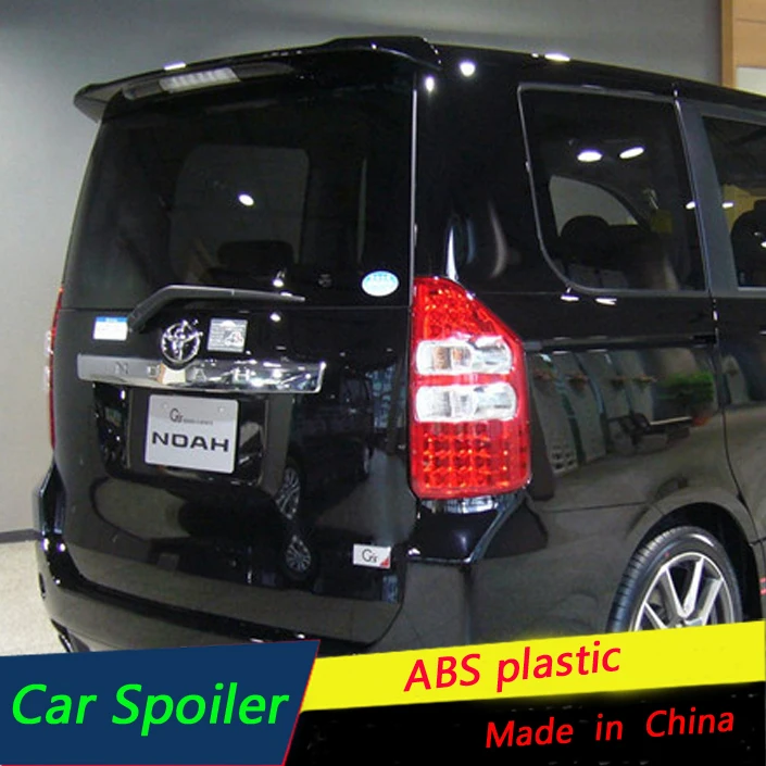 Для Toyota NOAH VOXY спойлер 2007/2008/2009/2010/2011/2012 Высокое качество ABS Материал заднее крыло