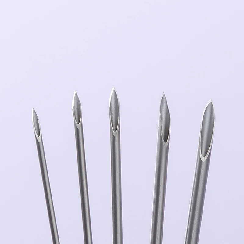 일회용 멸균 바디 피어싱 바늘 5/10pcs 의료 외과 강철 배꼽 젖꼭지 귀 코 립 링 키트 14G 15G 16G 18G 20G ...