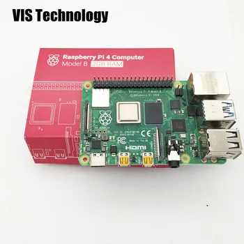 

1PC 2GB RAM Latest Raspberry Pi 4 Pi4 Pi4B Model B with BCM2711 Quad core Cortex-A72 ARM v8 1.5GHz WIFI 2.4/5.0GHz Bluetooth 5.0