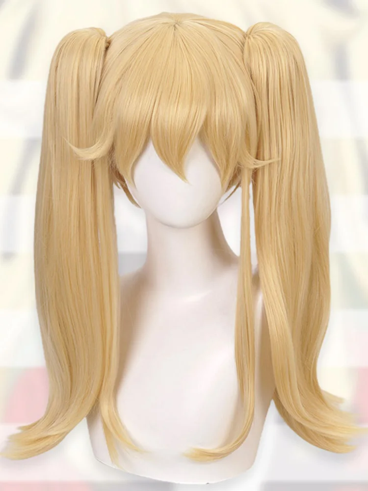Kakegurui Mary Saotome Meari блонд конский хвост волосы термостойкие косплей костюм парик +