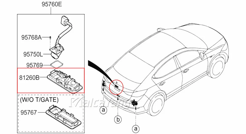 com botão tátil para hyundai elantra ad 2017-2018