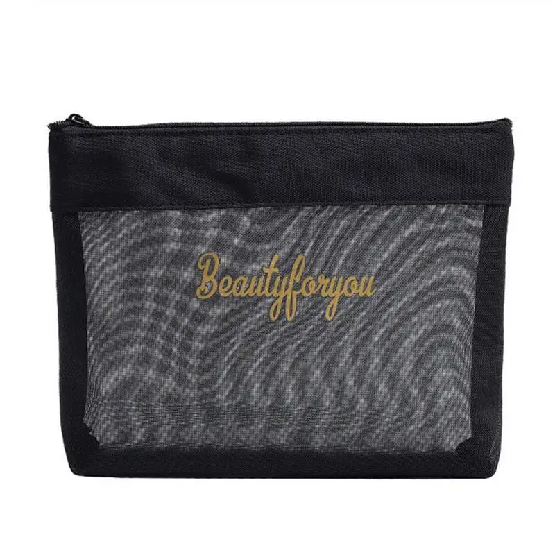 

Make Up Organizer Storage Pouch Toiletry Beauty Wash Bag Mesh Toiletry Bag Portable Makeup Pouch for Women