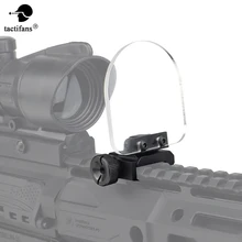 

Tactical Foldable Hunting Scope Lens Protector Cover Flip-up QD Scope Lens Sight Shield Panel 20mm Rail Mount Riflescope
