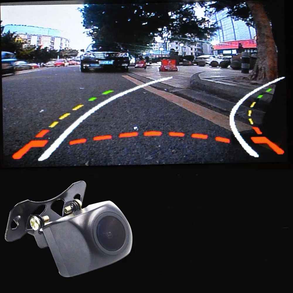 

Universal Car Reversing Dynamic Trajectory Tracks Parking Line Rear View Camera Ultra HD Night Vision Waterproof Reversing Image