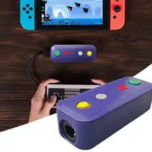 Беспроводной контроллер USB геймпад Joycon конвертер с usb-кабелем приемник подходит для GameCube/Classic Editions/wii Classic