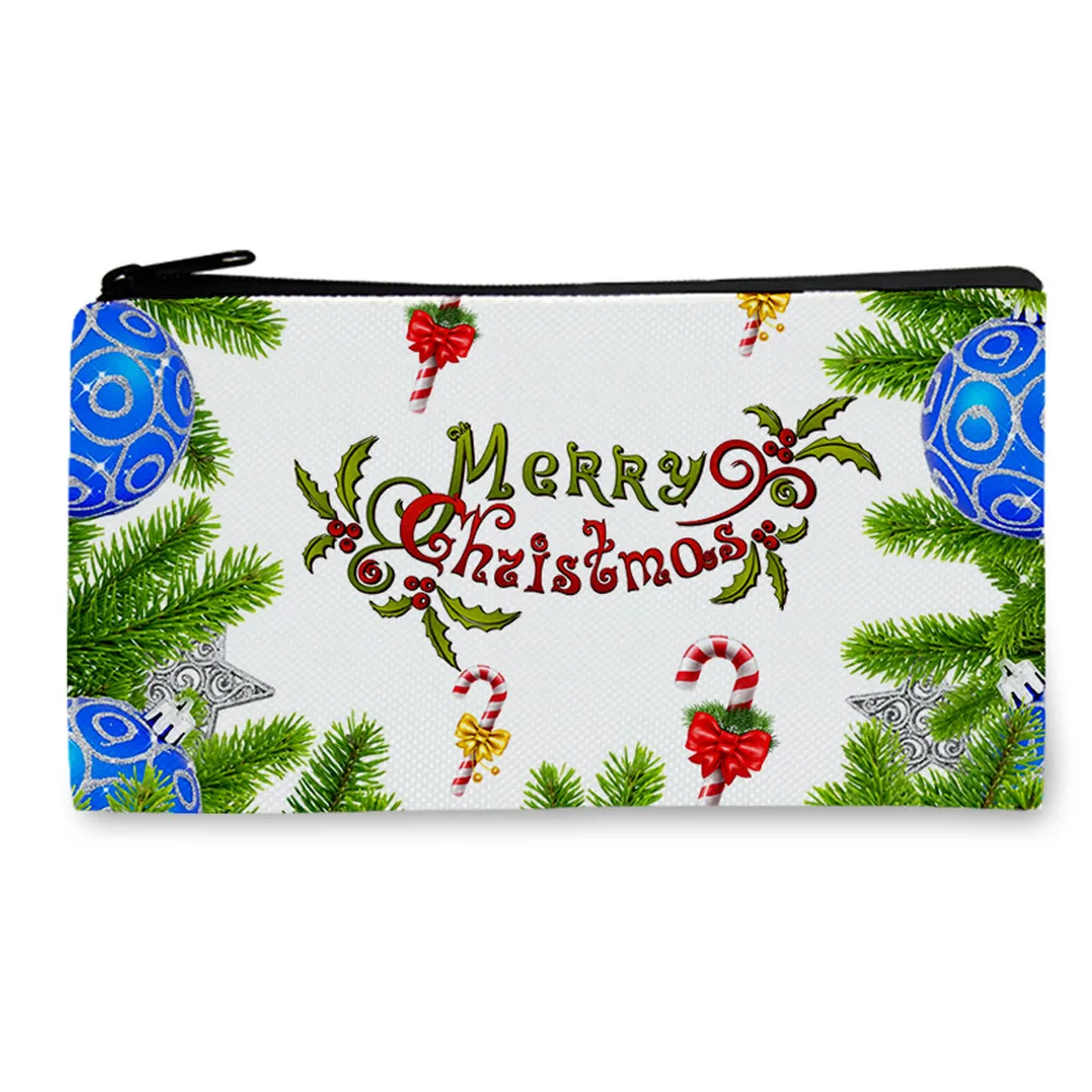 Рождественский студенческий Модный чехол-карандаш для отдыха, сумки для хранения косметики, элегантная женская сумочка, изысканная