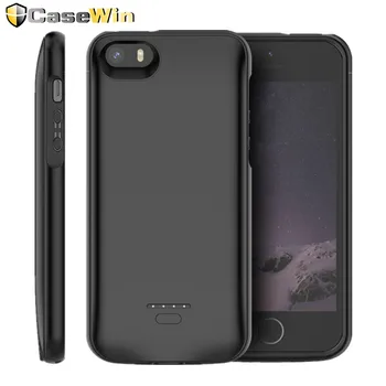 

CASEWIN Battery Charger Case For iPhone 5 5S SE 5SE Cover 4000mAh Charging Powerbank Case For iPhone 5 6 7 8 X 11 Battery Case
