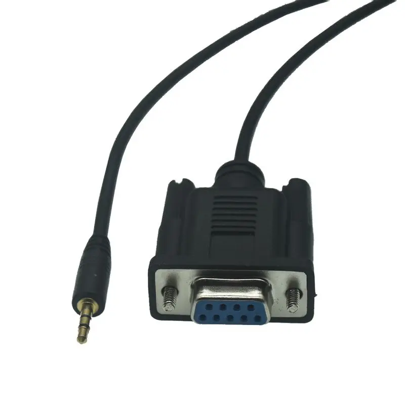 

1.8M 6ft 9 Pin RS232 DB9 Female TO 3.5MM / 2.5mm 3P Male Jack Adapter Serial Cable Cord