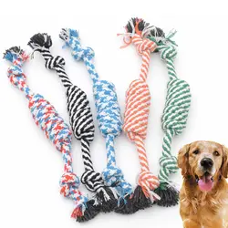 24 см игрушка для собак узел хлопок собаки зуб для домашних животных собака Забавный аксессуар инструменты для чистки укусов веревка для