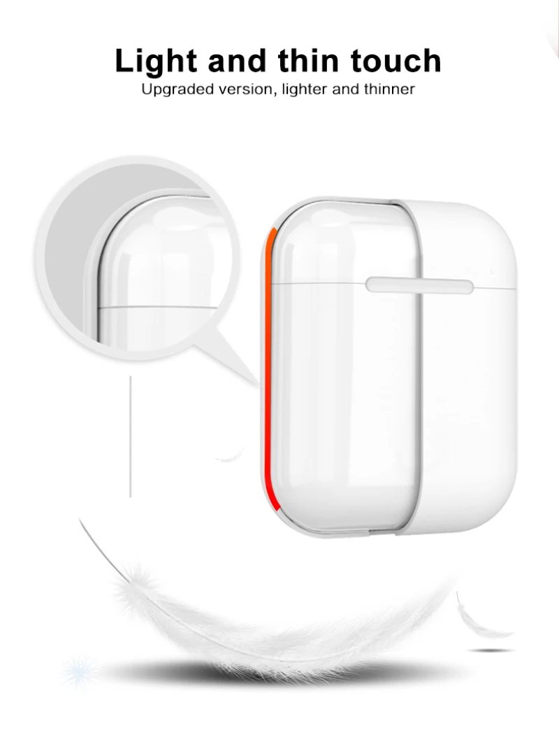 Для Airpod Беспроводная bluetooth-гарнитура для Airpods2 Крышка Bluetooth шкаф для хранения гарнитуры крышка мультфильм 1 шт для Apple AirPods чехол