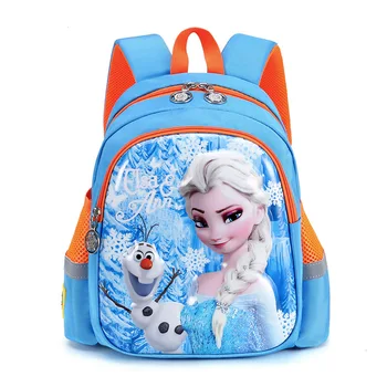 

Frozen Style Kindergarten School Bag Children's Bags Little Girl Princess Cute Cartoon Baby Backpack Lightweight Spine-Backpack