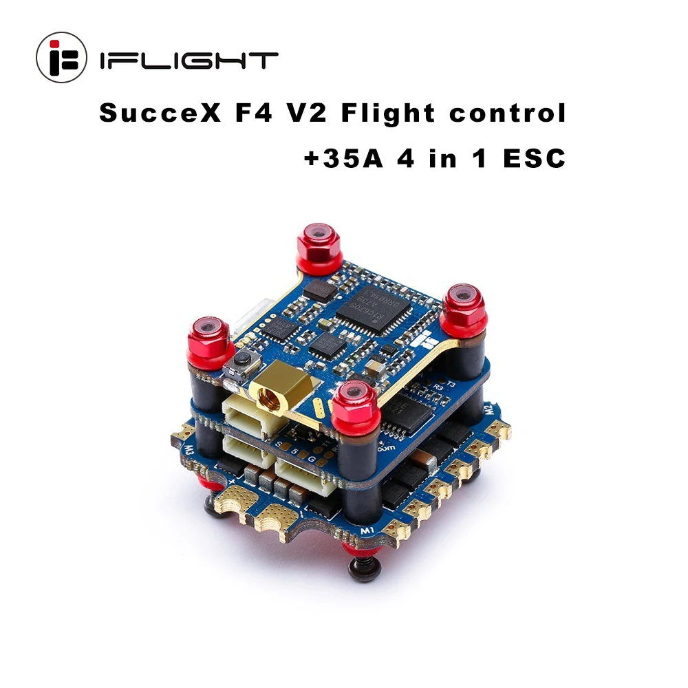 IFlight sucex Mini F4 V2 Flight Tower 2 6S W/sucex V2.1 FC/sucex 35A 4 в 1 ESC/sucex PIT/25/100/200/400/500mW VTX|Детали и