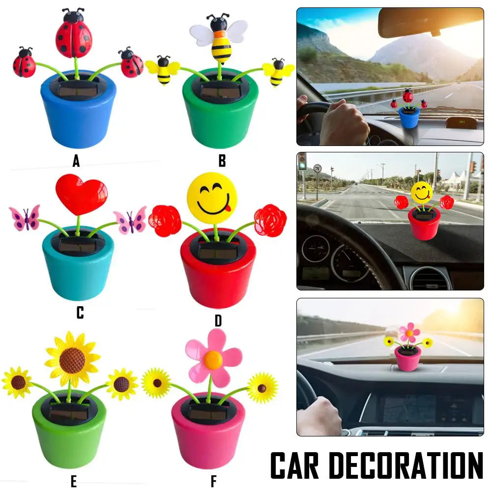 Mode solar betriebene tanzende Blume Spielzeug Büro Schreibtisch Auto Dekor  lustige elektrische Spielzeug für Kinder Weihnachten Geschenk Auto Dekor  Zubehör - AliExpress