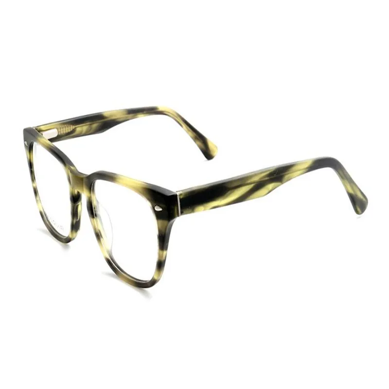 MONGOTEN Ретро мода унисекс ацетат полного обода асферические линзы оправа для очков антибликовые очки для чтения
