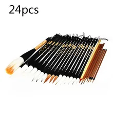 24 шт./компл. китайский набор кистей для рисования китайский акварель Тщательная Живопись Кисть руки кисть для рисования Tinta Китай(материк