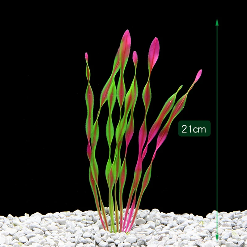 Plastic Aquarium Decorative Simulation Seaweed Environmental Protection Materials Aquarium Decorative Accessories