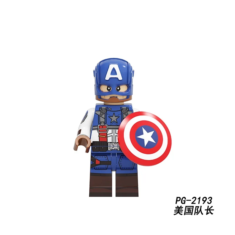 Строительные блоки Супер Герои кирпич Железный человек Капитан Америка Дэдпул Hawkeye Халк енот-ракета Фигурки игрушки для детей PG8271