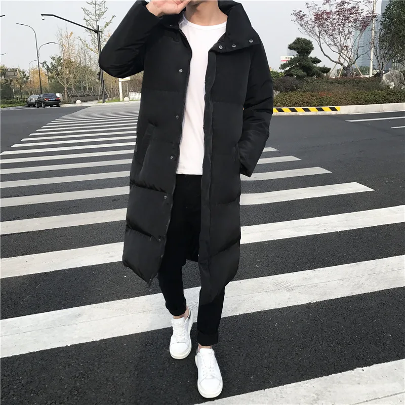 

Men's winter large size cotton-padded jacket cotton-padded jacket padded jackets stand-up collar mid-length thick casual coat