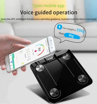 

Bluetooth Body Smart Weights Scale Electronics Home Bathroom Scales Digital Body BMI Scale Bluetooth Balance Weight Scale Body