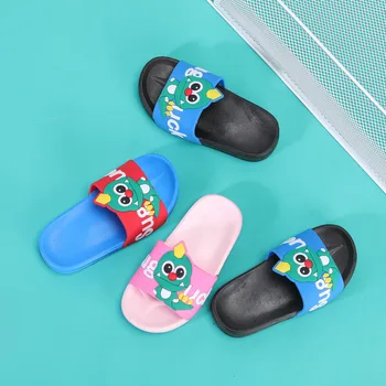 

Summer Kids Slippers Boys Beach Sandal Cartoon Toddler Girl Flip Flops Baby Indoor Non-slip Shoes Children Home Bathroom Slipper