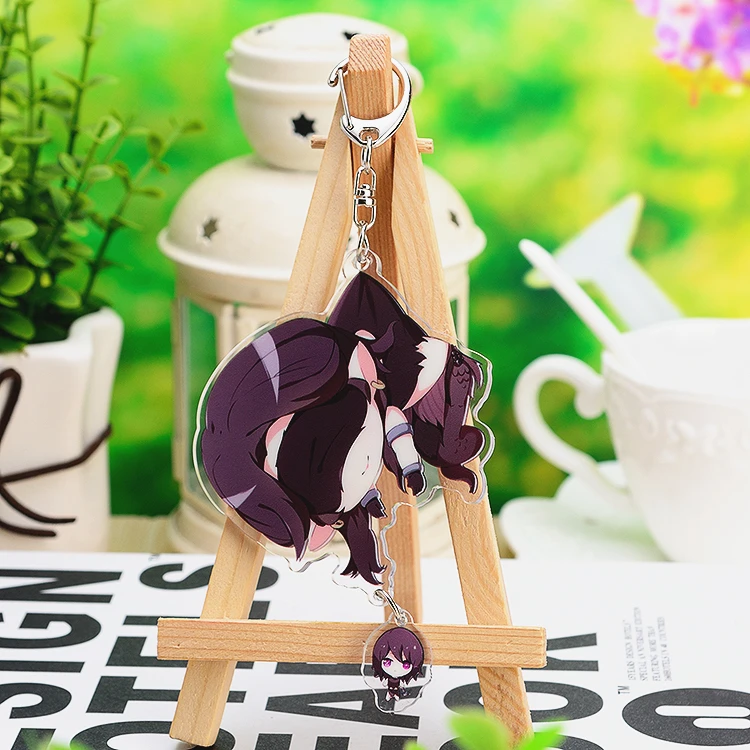 Japan Anime Identity V Gardener witch Cosplay Cartoon Double Side Acrylic Keychain Phone Charm Pendant Keyring Xmas Gift - Color: Witch
