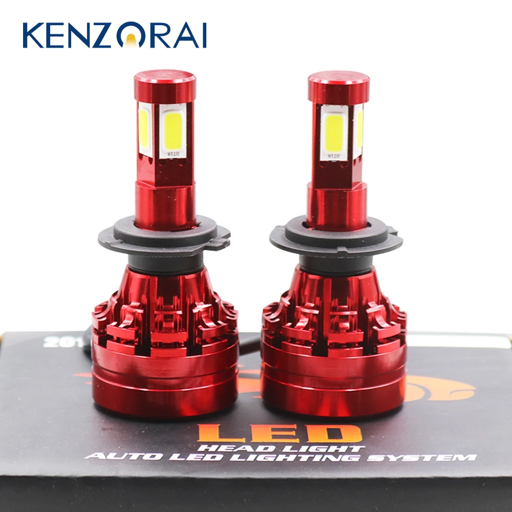 

2pcs 80W Car LED Headlight LED Bulbs Fog light 16000LM/Pair 5202 H7 H8 H9 H11 9005 HB3 9006 HB4 H4 9003 HB2 Hi/Lo H13 Auto Bulb