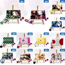 Аниме Demon Slayer: Kimetsu no Yaiba Kamado Tanjirou Косплей студенческий автобус комната держатель для карт чехол косплей подарок кулон