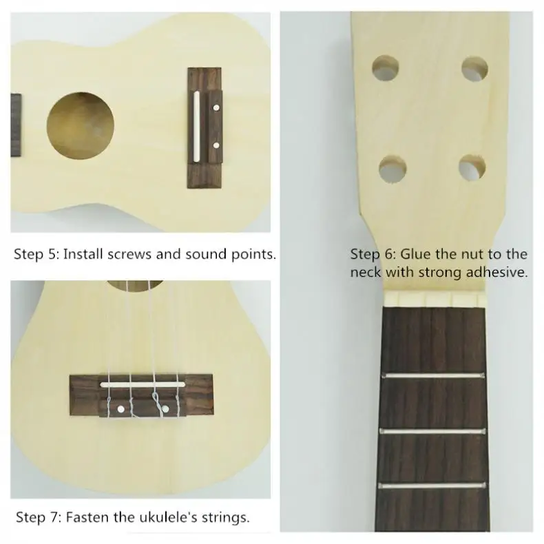 fingerboard guitarra havaiana iniciantes peças de instrumento musical para pintura manual