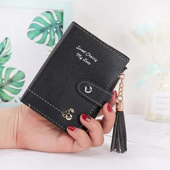 

MAISON FABRE Women Wallet 2019 New Gray Brown Black Beige Pink Hot Pink Wallet Female Zipper And Hasp Lady Card Holder Dropship