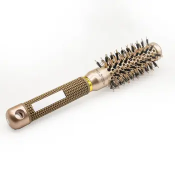 

Roll Round Hair Brush Comb Brush Hair Care Tool Natural Bristle Curly Hair Brush Fluffy Comb Hairdressing Brush