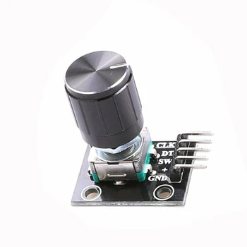 

1pcs 360 Degrees Rotary Encoder Module Brick Sensor Switch Development KY-040 (With knob cove)