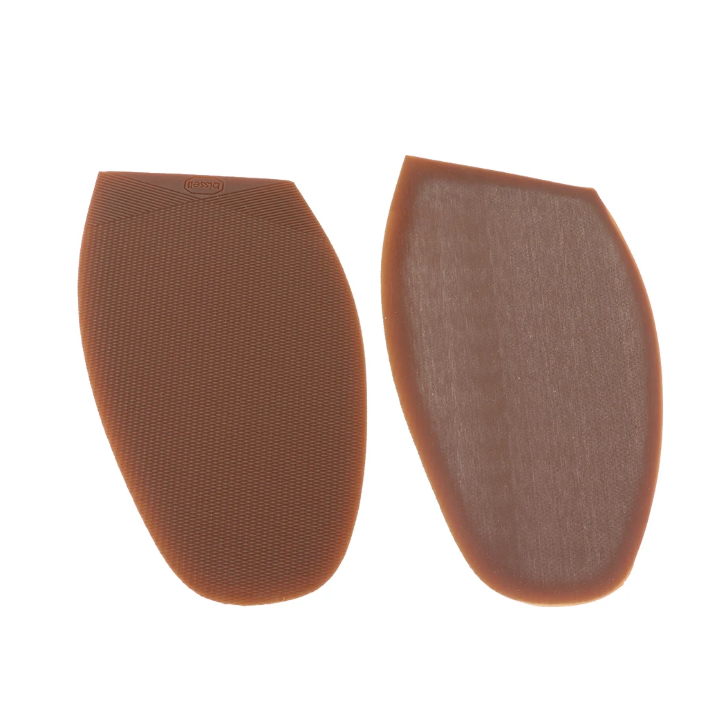 1 Pair Stick On Sole & Glue Anti Slip Soles Repair Kit Shoe Boots Grip Pads Unisex Replacement - Thickness 2mm