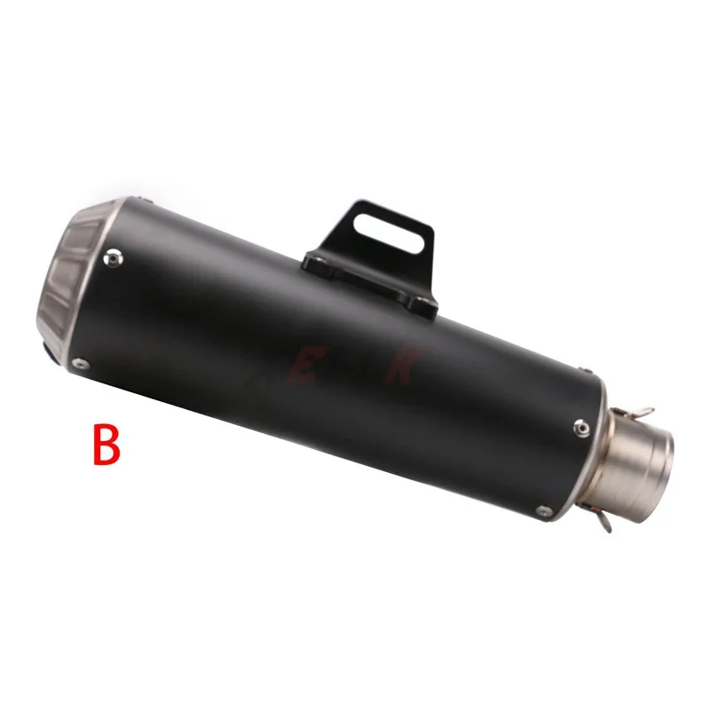 XEILK MT07 FZ-09 мотоцикл выхлопной PipeMuffler выхлопная труба Хвостовая трубка для Yamaha R1 R3 R6 MT03 MT-07 MT 07 FZ09 FZ 09 - Цвет: Type B