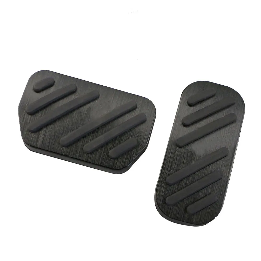 X AUTOHAUX 2pcs Gas Pedal Brake Pedal Pad Cover Anti Slip Footrest for  Toyota Corolla 2019-2021 for Toyota C-HR 2016-2018 Car Pedals Accessories  Black