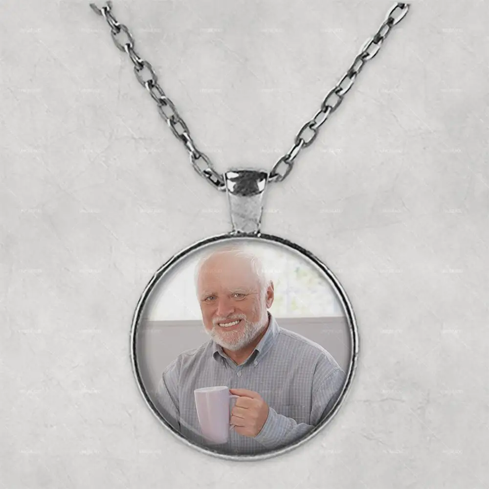 Гарольд и чашка чая персонализированное фото ожерелье ювелирные изделия с