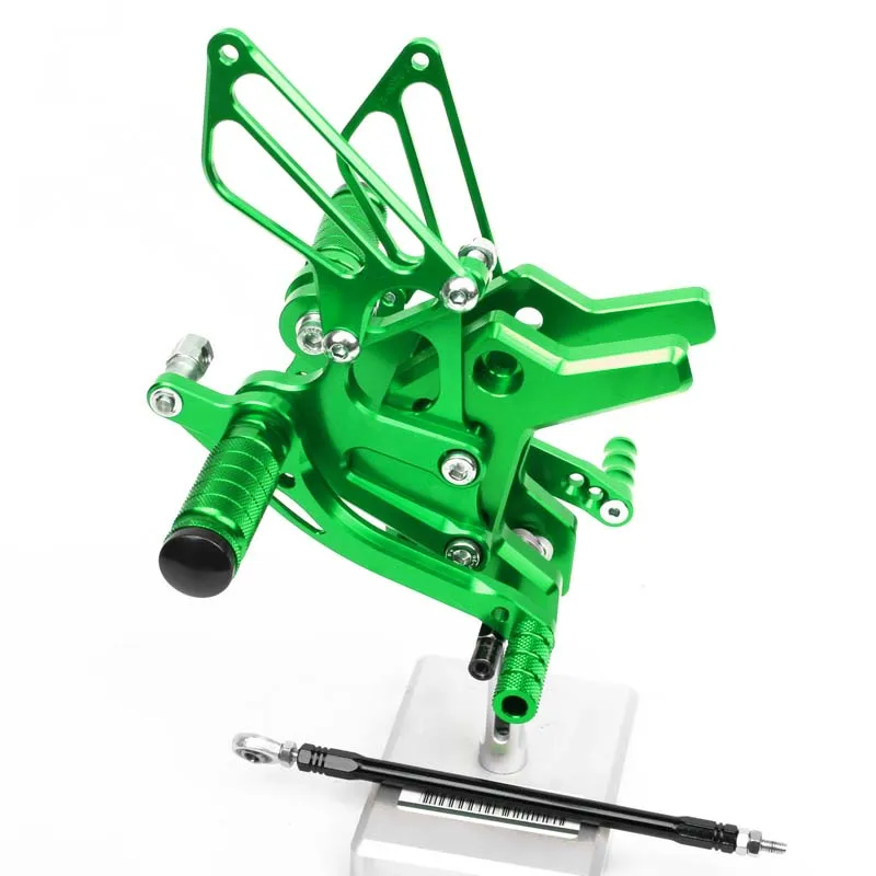 SMOK педаль мотоцикла для Kawasaki Z750 2004 2005 2006 алюминиевый сплав Rearset подножки черный серебристый красный синий зеленый