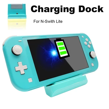 

Charger Dock For Switch Lite Charging Stand For NS Lite Universal Adjustable USB Type-C Charging Adapter Quickly