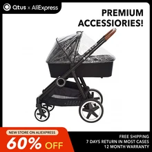

QTUS Rain Cover For Stroller, Durable, Baby Travel Weather Shield, Windproof Waterproof, Protect from Dust Snow