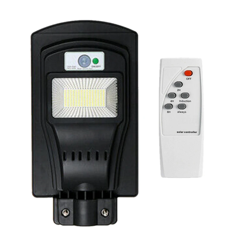 

Solar Street Light with Remote PIR Motion Sensor Outdoor Wall Lamp