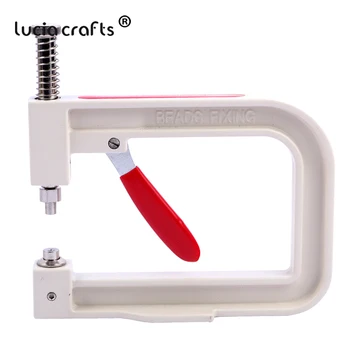 

1Set Nailed Bead Machine DIY Manual Pearl Cap Bead Rivet Craft DIY Clothing Repair Knitting Lace Hat Hair Tools J0606