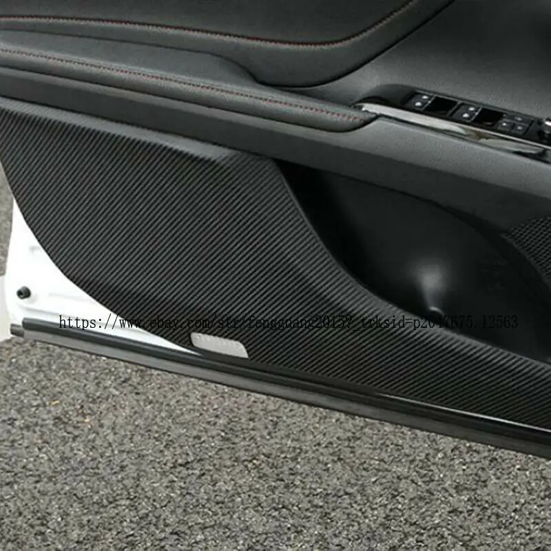 Подходит для Toyota Camry- черный PU дверь интерьер Защитная пленка крышка модификация автомобиля аксессуары