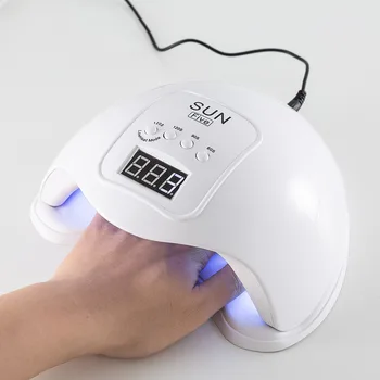 

48W SUN LED Nail Lamp UV Lamp For Manicure 24 Pcs Light Bead Quick Curing UV Gel Nail Polish With Motion Sensing LCD Display