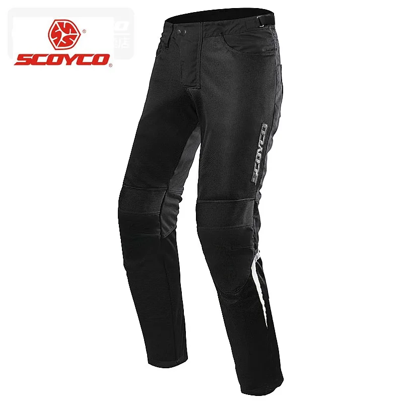 Summer meash SCOYCO motorcycle pants equipment moto motocross bead canvas trousers with CE knee hip pad | Автомобили и мотоциклы