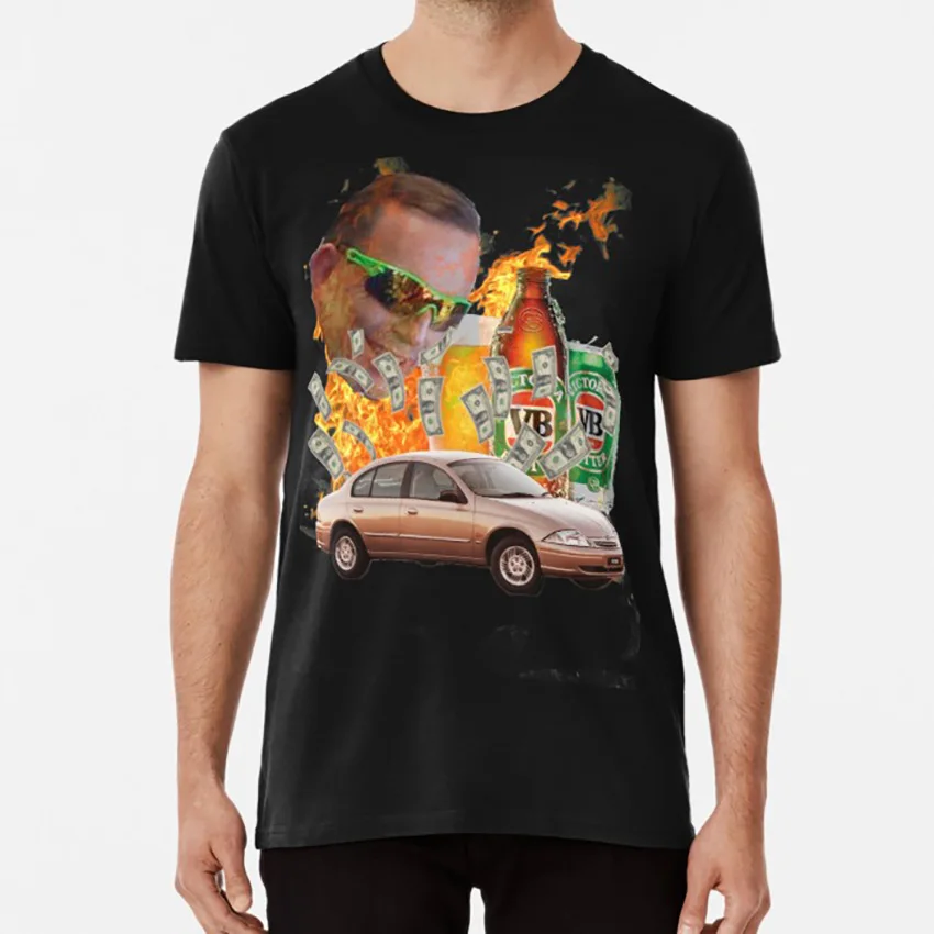 Это австралийская футболка aussie Australia ytb saturdays yeahtheboys vb au aufalcon fordfalcon meme | Мужская