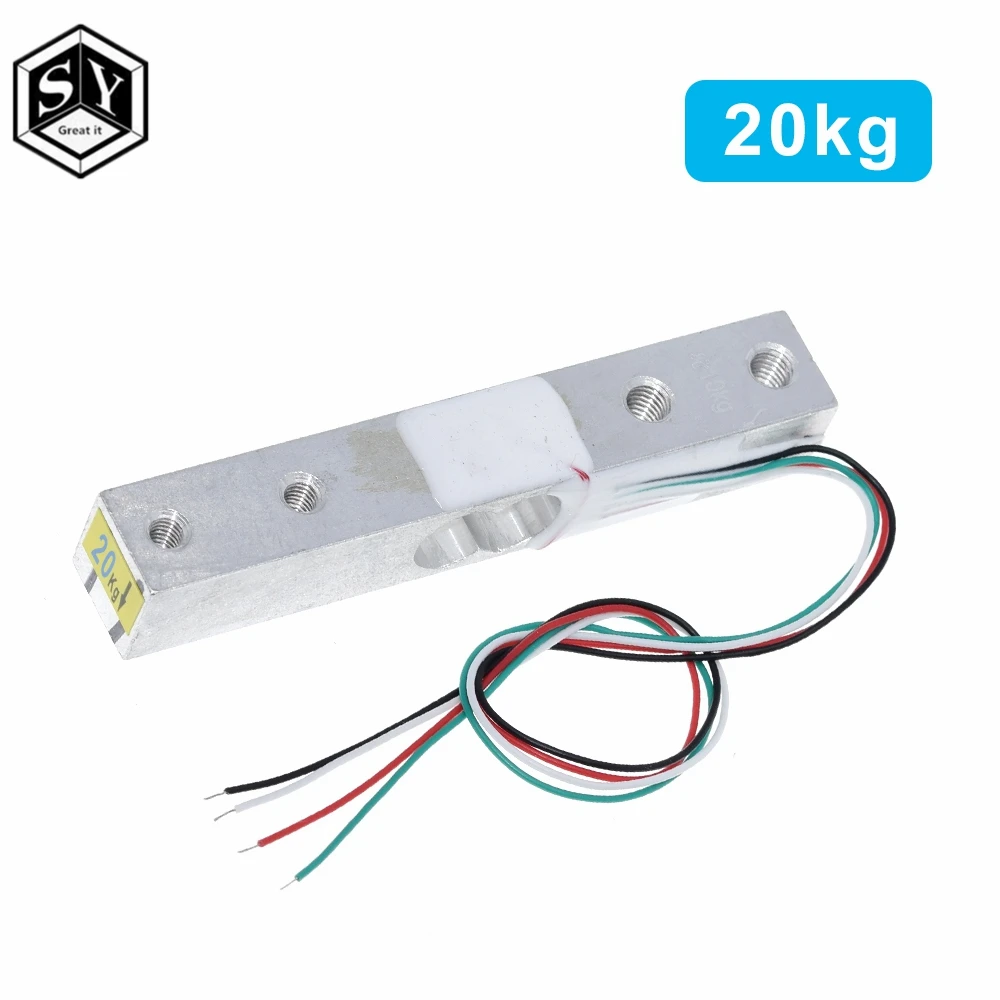 Цифровой тензодатчик Вес Сенсор 1кг 5кг 10кг 20кг Портативный электронный Кухня весы HX711 взвешивания Сенсор s Ad Модуль