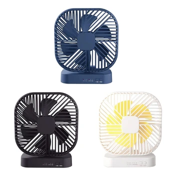 

Magnetic Mini Fan USB or 4x AA Battery Powered Desk Fan with 3 Speed Timing Function Personal Fans for Camping Office