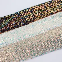 125 см X 1Y блестящая Лазерная модная ткань для вышивки пайетками для сексуальных платьев сделай сам для свадебной вечеринки, дня рождения, одежда, ткань для декора