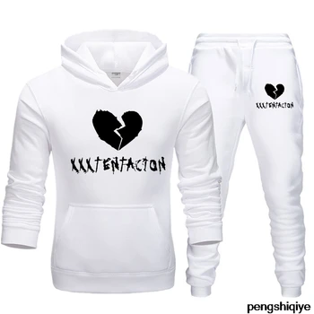 

Pullover Sets Men Tracksuits 2020 Casual Hoodies Pants Mens Sportswear Pant Hoody Sweatshirt Male Suits Jogging Sweatpant 2 Pcs