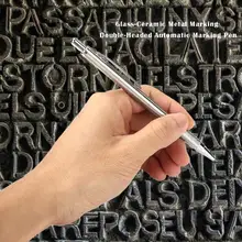 Двуглавая ручка гравер стекло Scriber стекло Керамика Scribing инструмент используется для надписи крест-линия на металле
